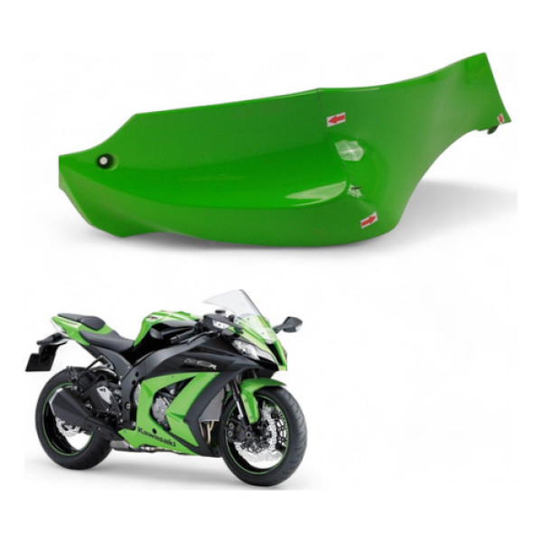 Carenagem Esquerda Tanque Kawasaki Zx10 R 2011 Com Avaria