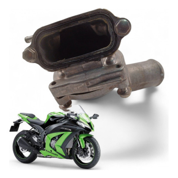 Carcaça Válvula Termostática Kawasaki Zx10 R 2011