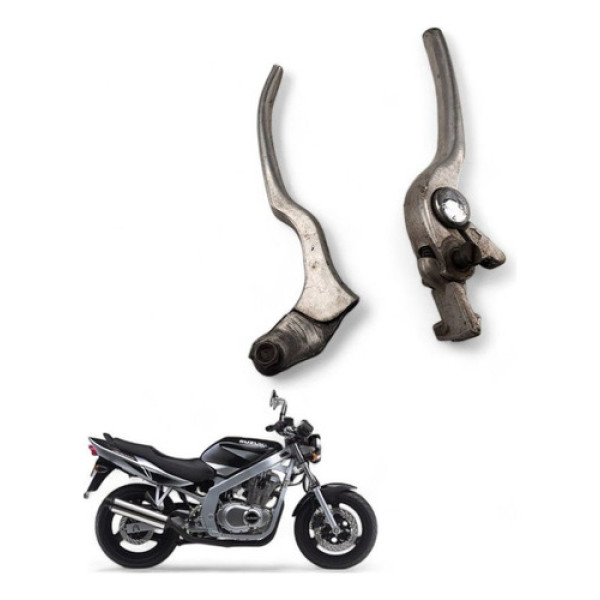 Par Manetes Suzuki Gs 500 E 2004 Com Avaria