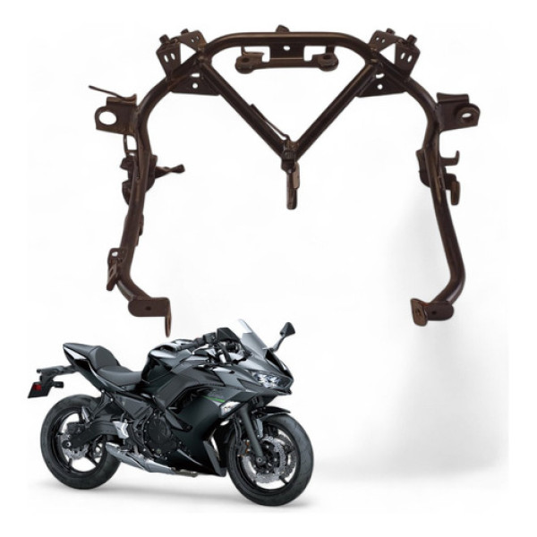 Aranha Galhada Farol Kawasaki Ninja 650 2021 Com Avaria