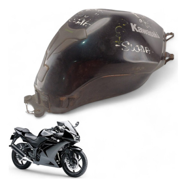 Tanque Combustível Kawasaki Ninja 250 R 2010 Com Avaria