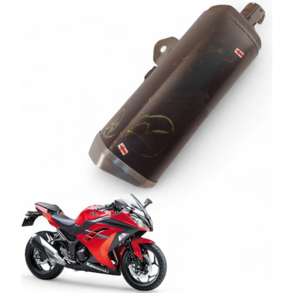 Ponteira Escapamento Kawasaki Ninja 300 2013