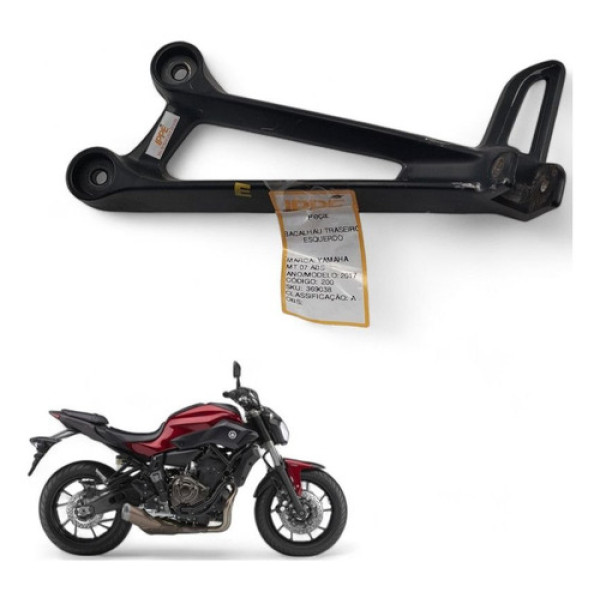 Bacalhau Traseiro Esquerdo Yamaha Mt 07 Abs 2017