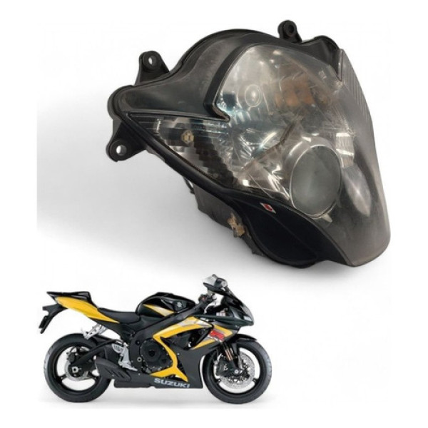 Farol Suzuki Srad 750 2007 Com Avaria