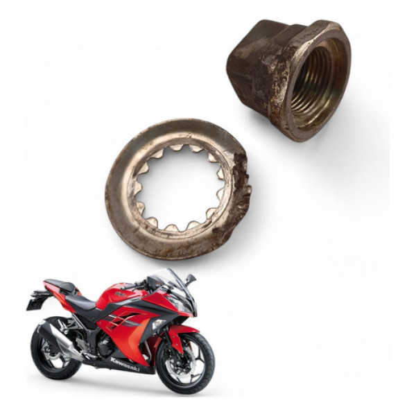 Porca Pinhão Kawasaki Ninja 300 2013