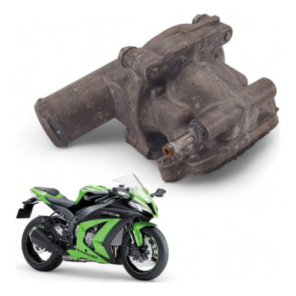 Carcaça Válvula Termostática Kawasaki Zx10 R 2014