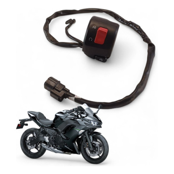 Chave Punho Partida Kawasaki Ninja 650 2021 Com Avaria