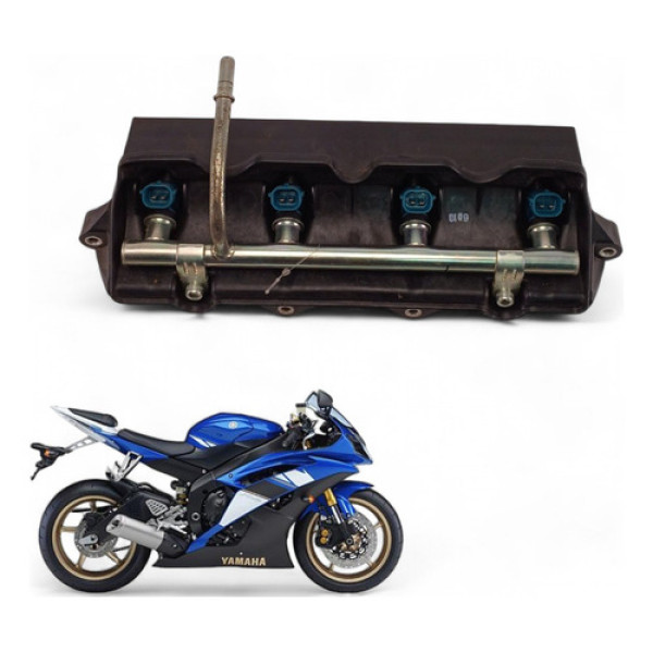 Flauta Bicos Injetor Alta Yamaha Yzf R6 2006