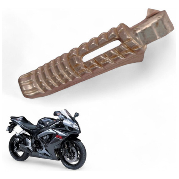 Pedaleira Traseira Esquerda Suzuki Srad 750 2007 Com Avaria