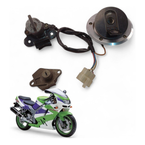 Kit Chave Ignição Kawasaki Zx 6r 1996