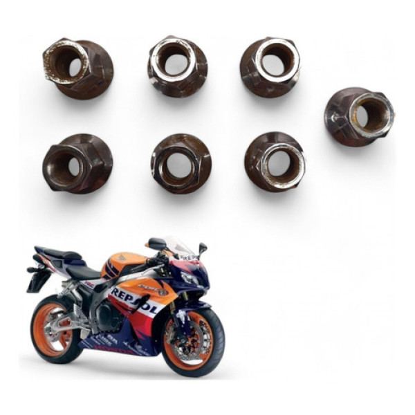 Kit Porca Escapamento Honda Cbr 1000rr 2007