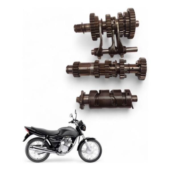 Câmbio Completo Honda Cg 125 Fan 2008
