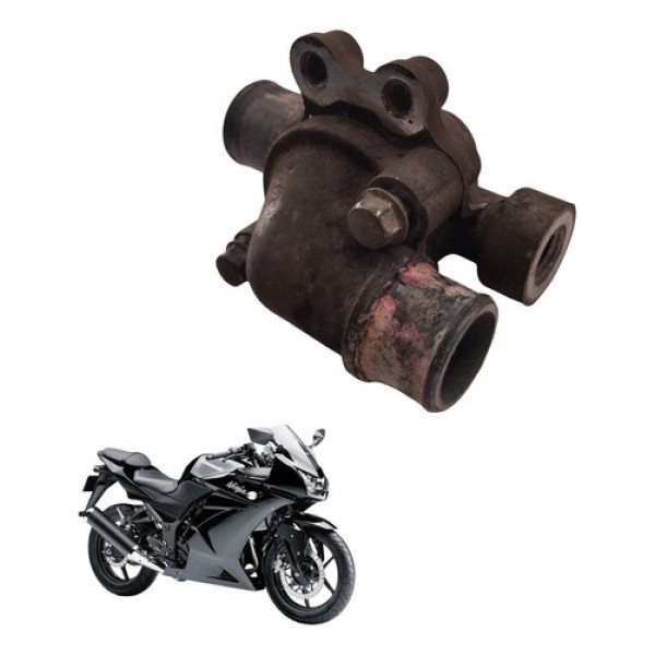 Carcaça Valvula Termostatica Kawasaki Ninja 250 2010