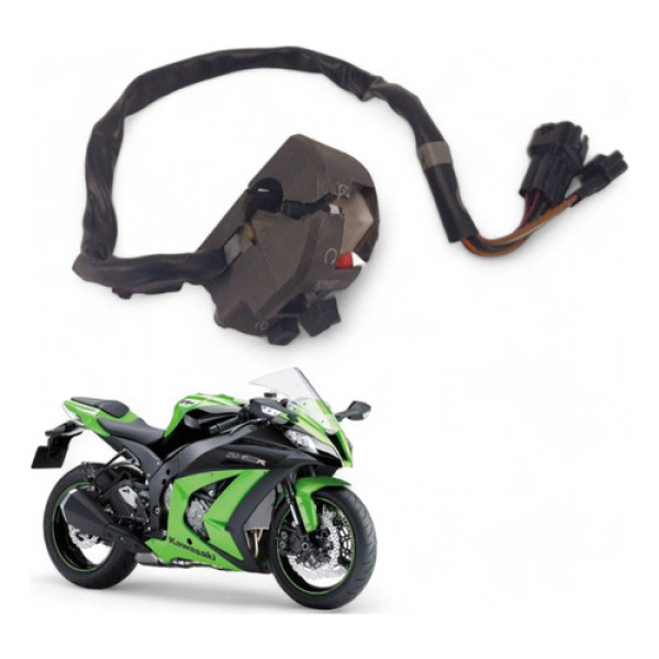Chave Punho Partida Kawasaki Zx10 R 2014 Com Avaria