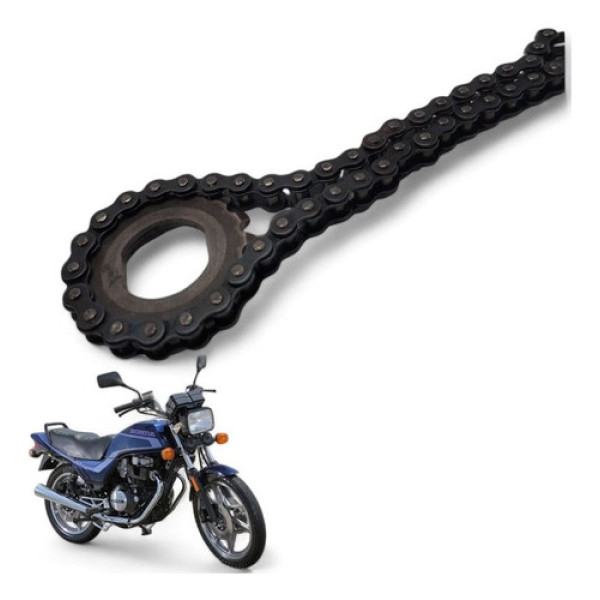 Corrente Bomba Oleo Honda Cb 450 1985