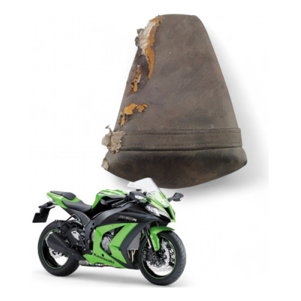 Banco Traseiro Carona Kawasaki Zx10 R 2011 Com Avaria