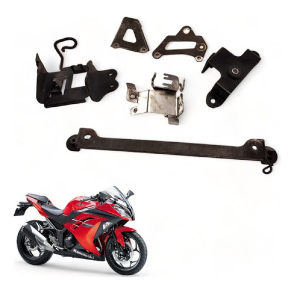 Kit Suportes Chassi Kawasaki Ninja 300 2015
