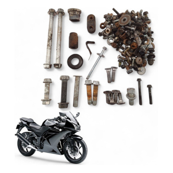 Kit Parafuso Chassi Kawasaki Ninja 250 R 2009
