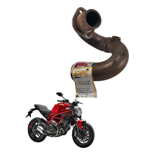 Curva Escap. Intermed Cilindro Dian Avaria Ducati Monster 79