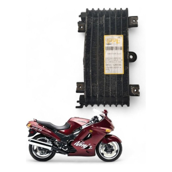 Radiador Óleo Kawasaki Ninja 1100 1995 Com Avaria
