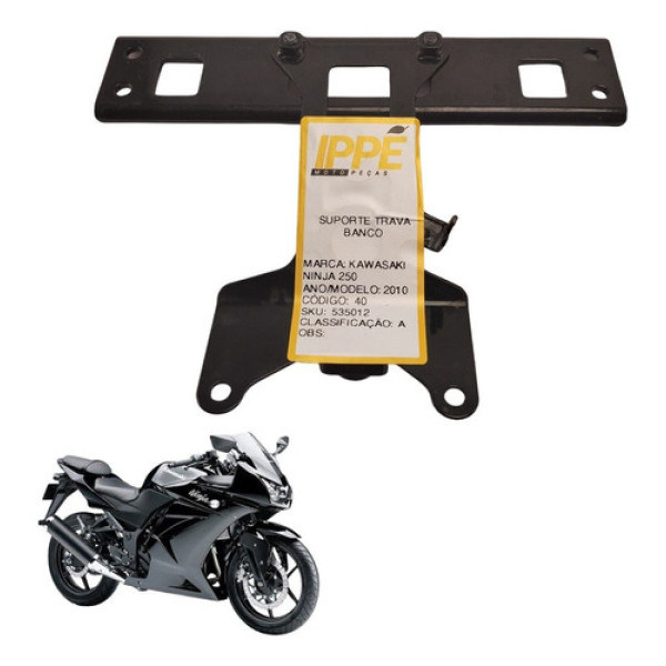 Suporte Trava Banco Kawasaki Ninja 250 2010