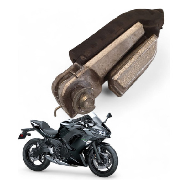 Pedaleira Dianteira Direita Kawasaki Ninja 650 2021 Com Avar