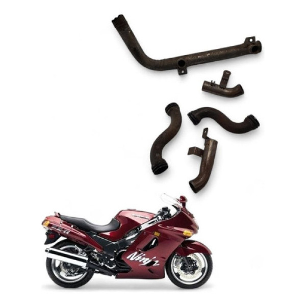 Kit Mangueiras Radiador Kawasaki Ninja 1100 1995