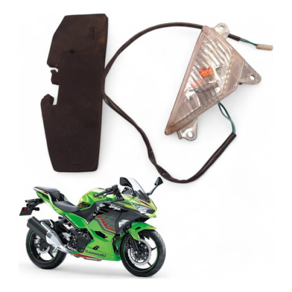 Pisca Dianteiro Esquerdo Kawasaki Ninja 400 2019 Com Avaria