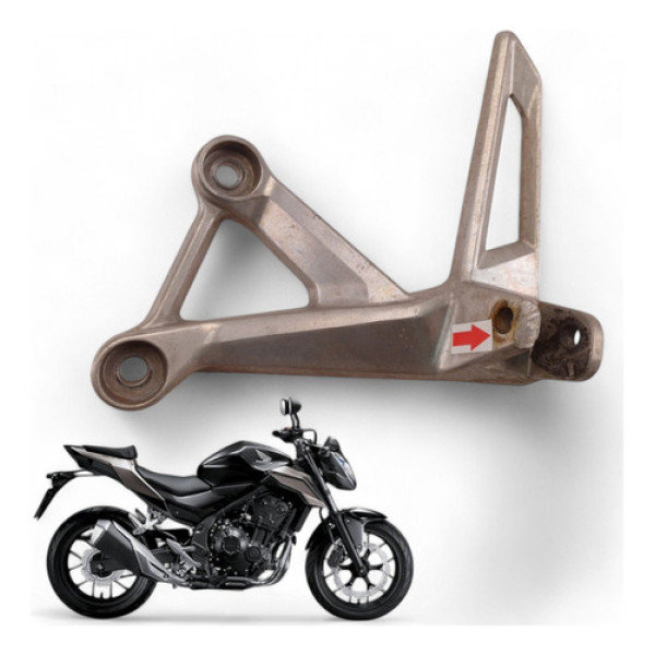 Bacalhau Traseiro Esquerdo Honda Cb 500f 2016 Com Avaria