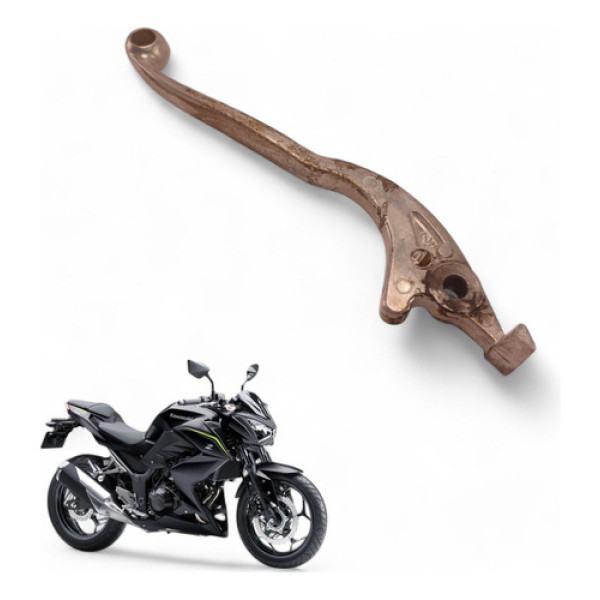 Manete Freio Kawasaki Z300 2019 Com Avaria
