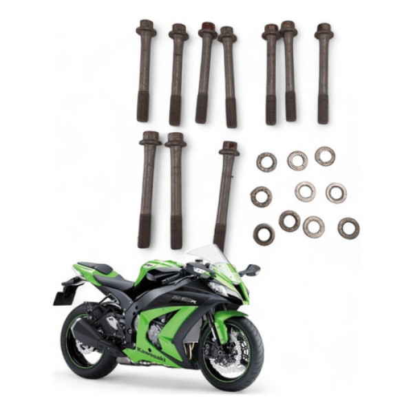 Kit Prisioneiro Cabeçote Kawasaki Zx10 R 2011