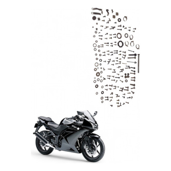 Kit Parafuso Chassi Kawasaki Ninja 250 R 2010