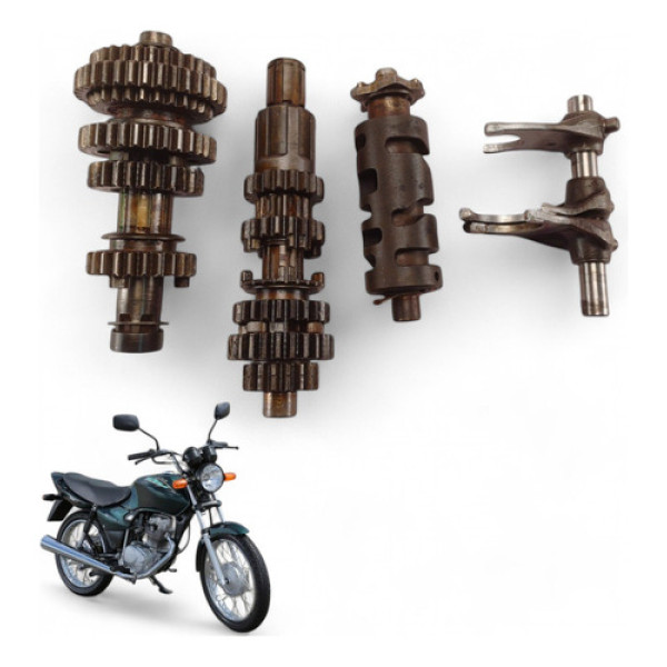 Câmbio Completo Honda Cg 125 Ks 2004