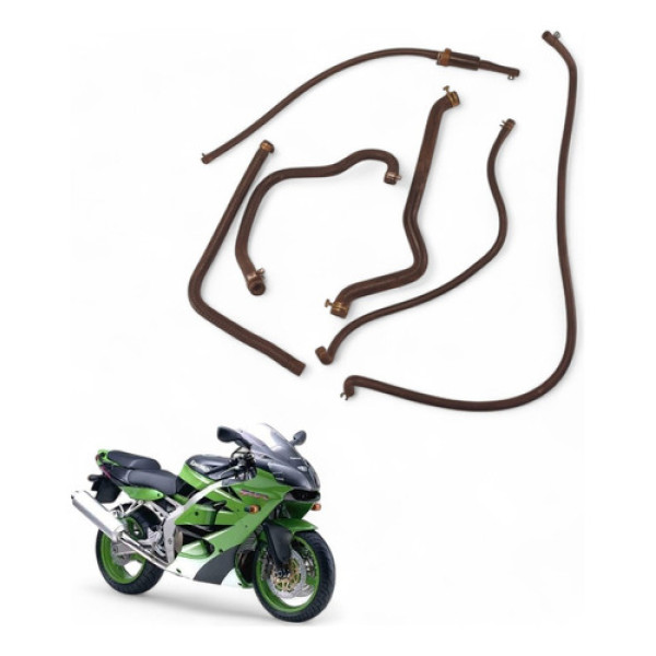 Kit Mangueira Suspiro Kawasaki Zx 6r 1996