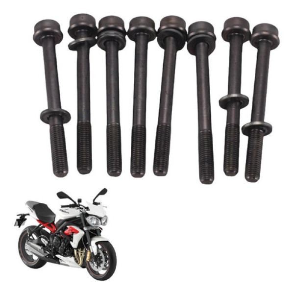 Kit Parafuso Cabeçote Triumph Street Triple 675 2014