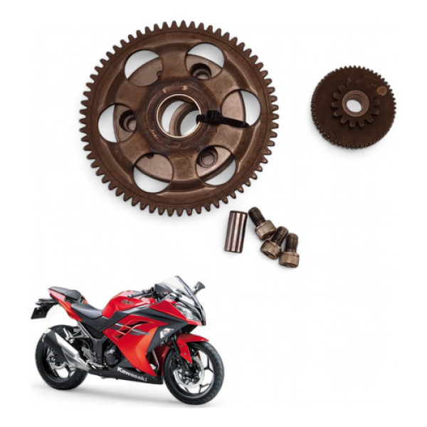 Placa Partida Kawasaki Ninja 300 2017