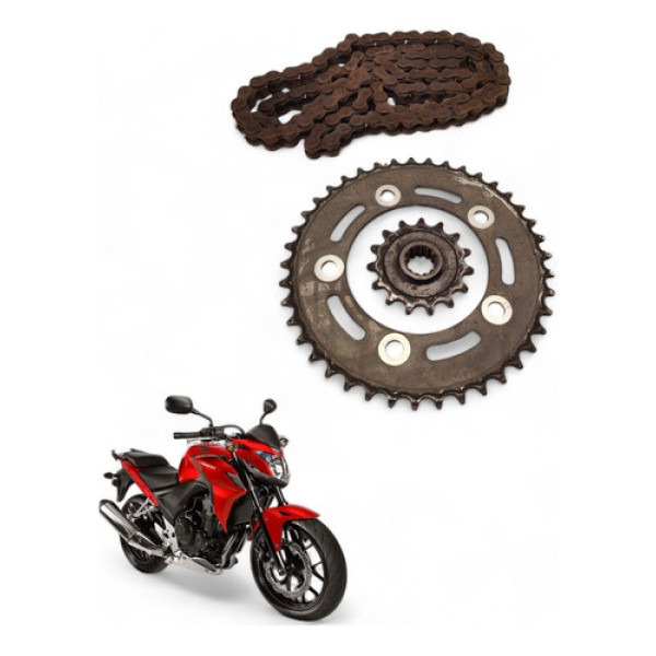 Kit Relação Honda  Cb 500f 2014