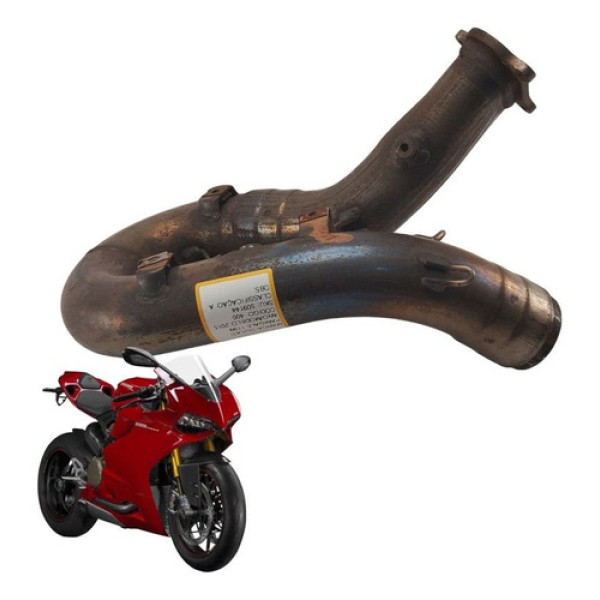 Curva Escapamento Cilindro Traseiro Ducati Panigale 1199 201