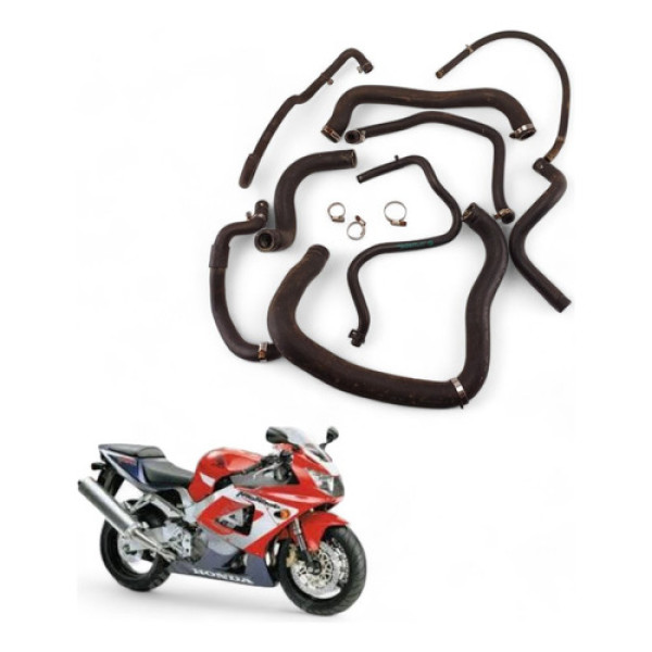 Kit Mangueiras Radiador Honda Cbr 929 Rr 2001