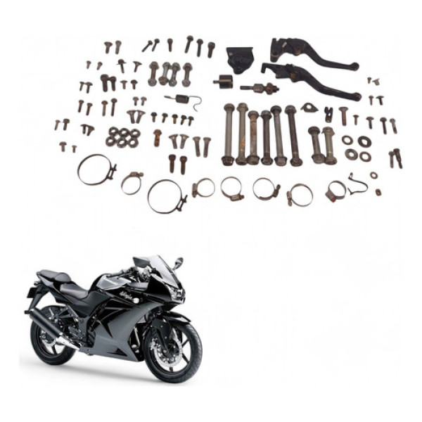 Kit Parafuso Chassi Kawasaki Ninja 250 R 2010