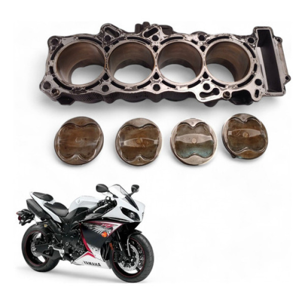 Kit Cilindro Pistão E Aneis Yamaha Yzf R1 2013