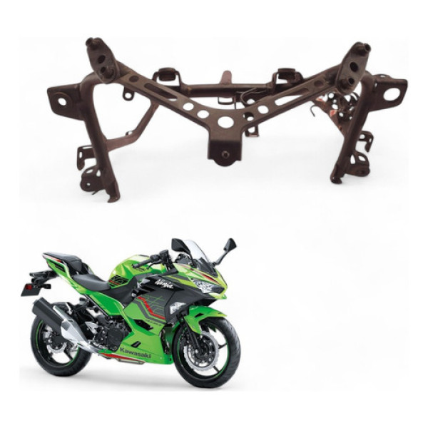 Aranha Galhada Farol Kawasaki Ninja 400 2019 Com Avaria