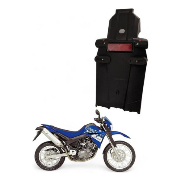 Paralama Traseiro Suporte Placa Yamaha Xt 660 2007 Com Avari
