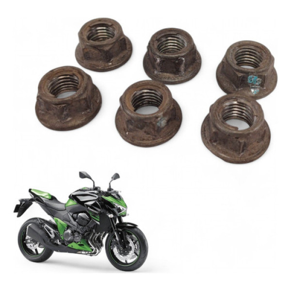 Kit Porca Coroa Kawasaki Z800 2013