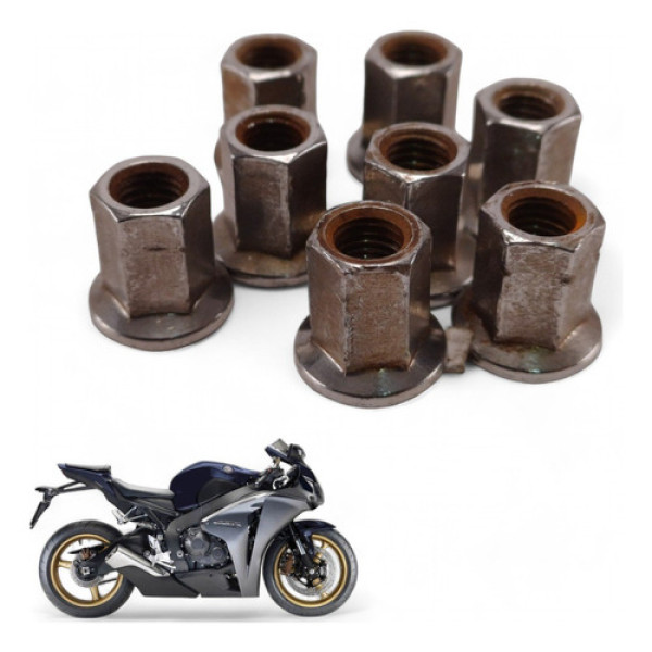 Kit Porca Escapamento Honda Cbr 1000rr 2008