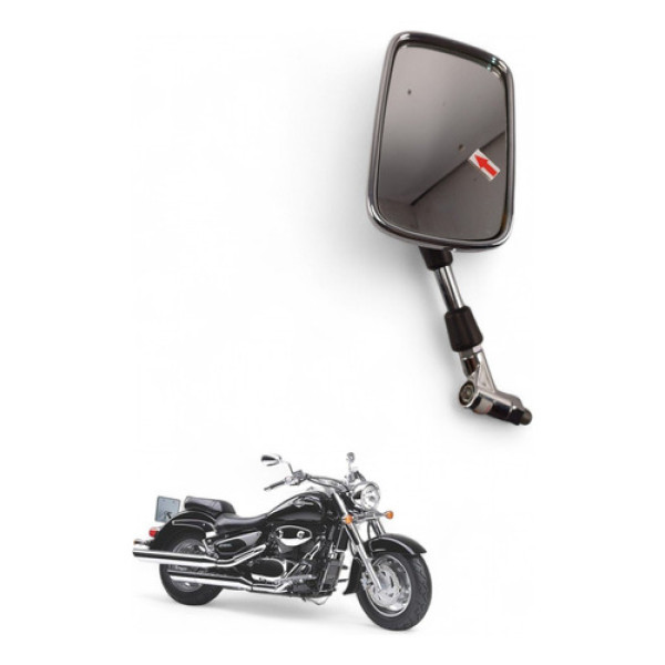 Retrovisor Direito Suzuki Boulevard C1500 2009 Com Avaria