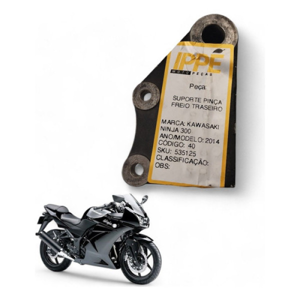 Suporte Pinça Freio Traseiro Kawasaki Ninja 300 2014