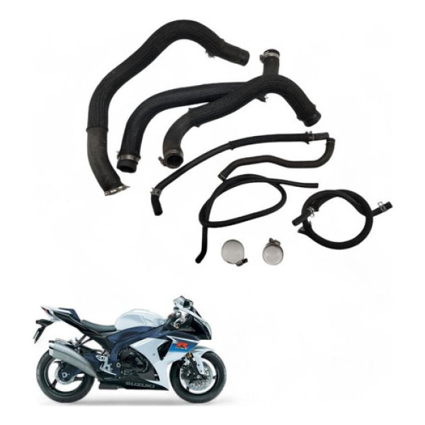 Kit Mangueiras Radiador Suzuki Gsx-r 1000 2011