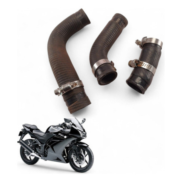Kit Mangueiras Radiador Kawasaki Ninja 250 R 2009