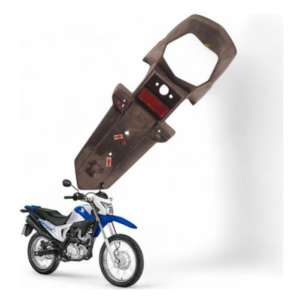 Para-lamas Traseiro Suporte Placa Honda Bros 160 2016
